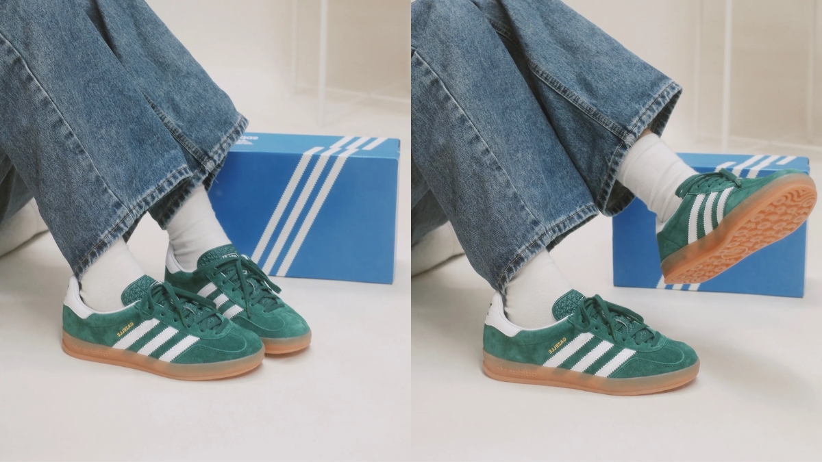 A side-by-side comparison of the classic Adidas Samba and Gazelle sneakers for everyday wear