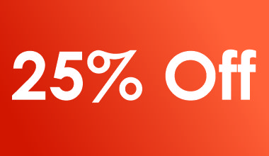 Up to 25% Off All Orders